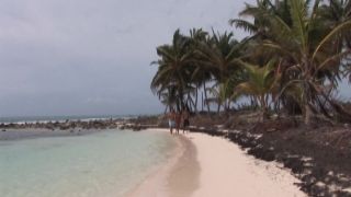 Caty Cambell Double on the beach