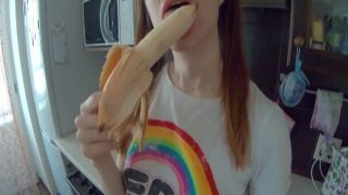 JuiceFit - Hot babe seduced older step-brother and got a creampie in the throat