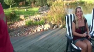 German Mom and Step Daughter Fuck Boyfriend Outdoor