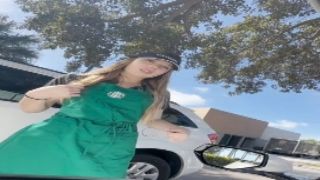 IZZY FANS STARBUCKS SLUT