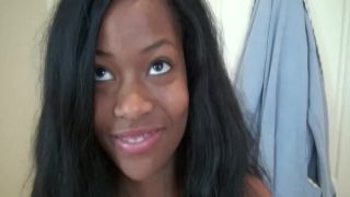 Cute Ebony Teen Blowjob